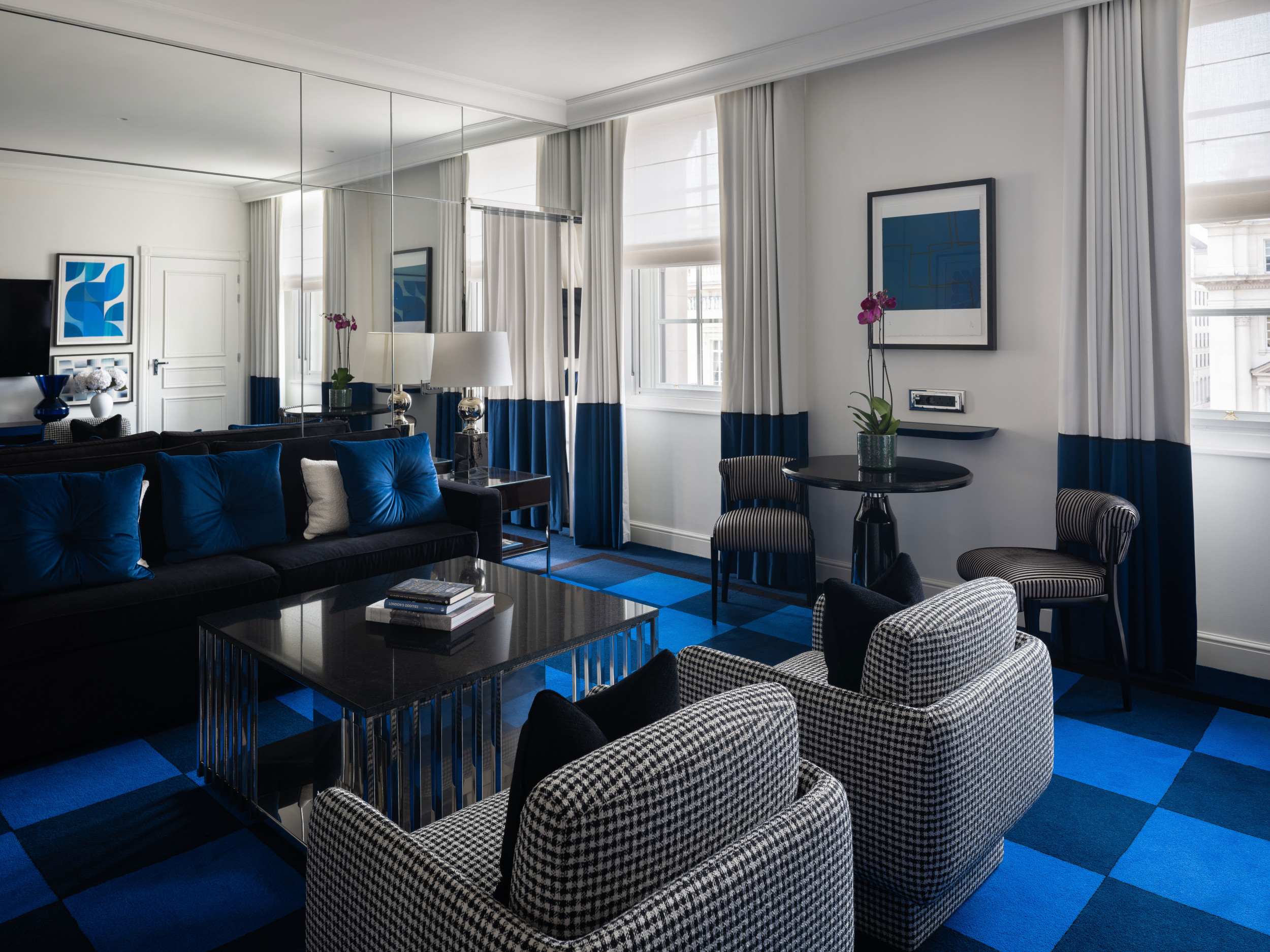 mwai SSJ suites blue sofitel luxury Grade II living room