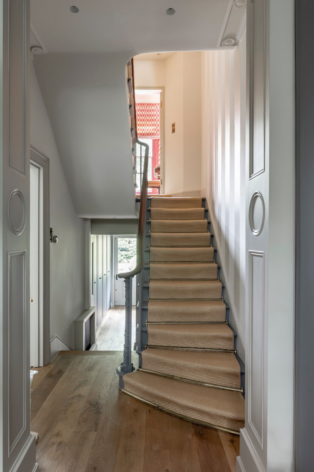 mwai south kensingon townhouse Listed stair runner painted