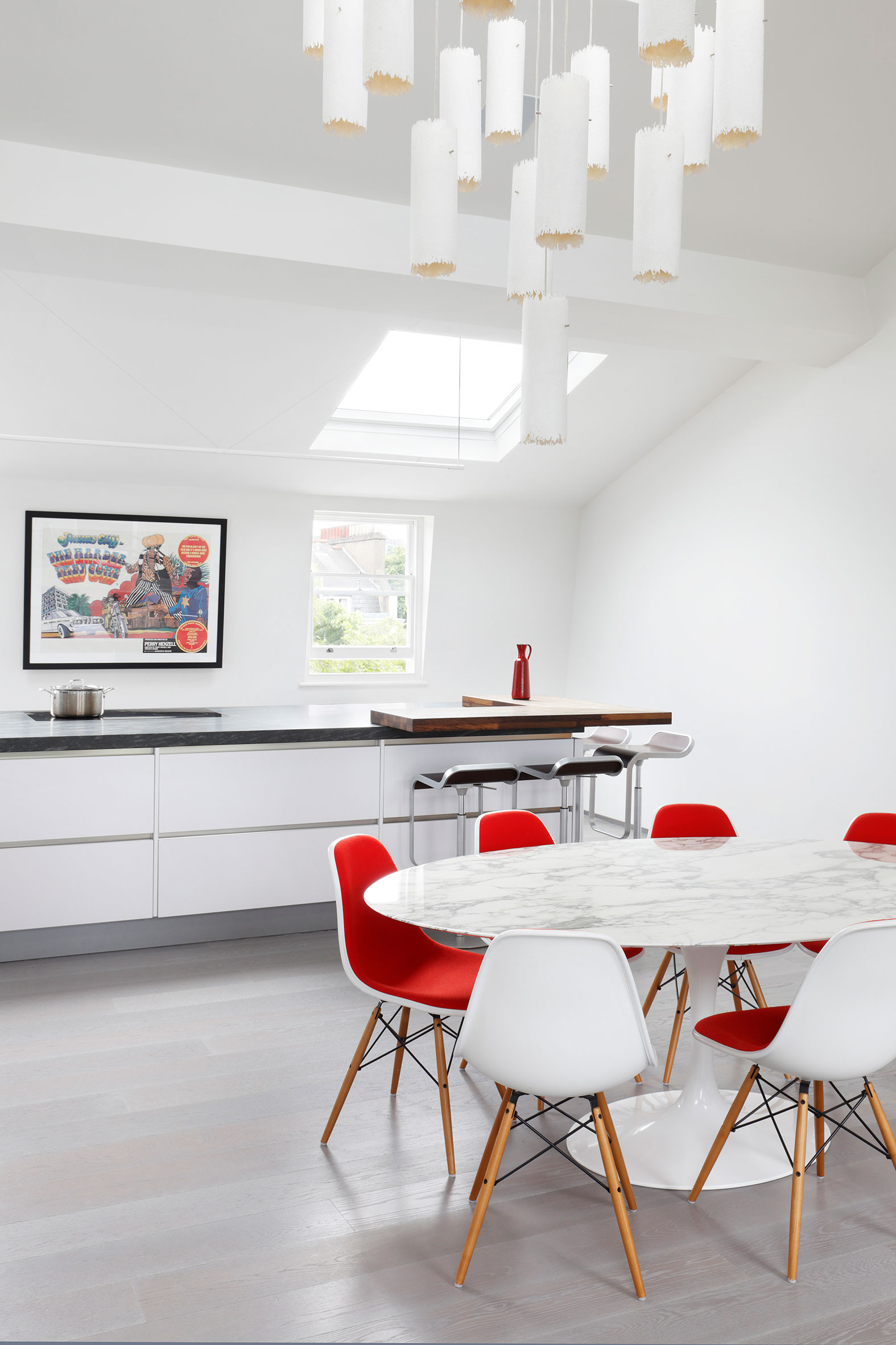 MWAI light filled kitchen double height into roof