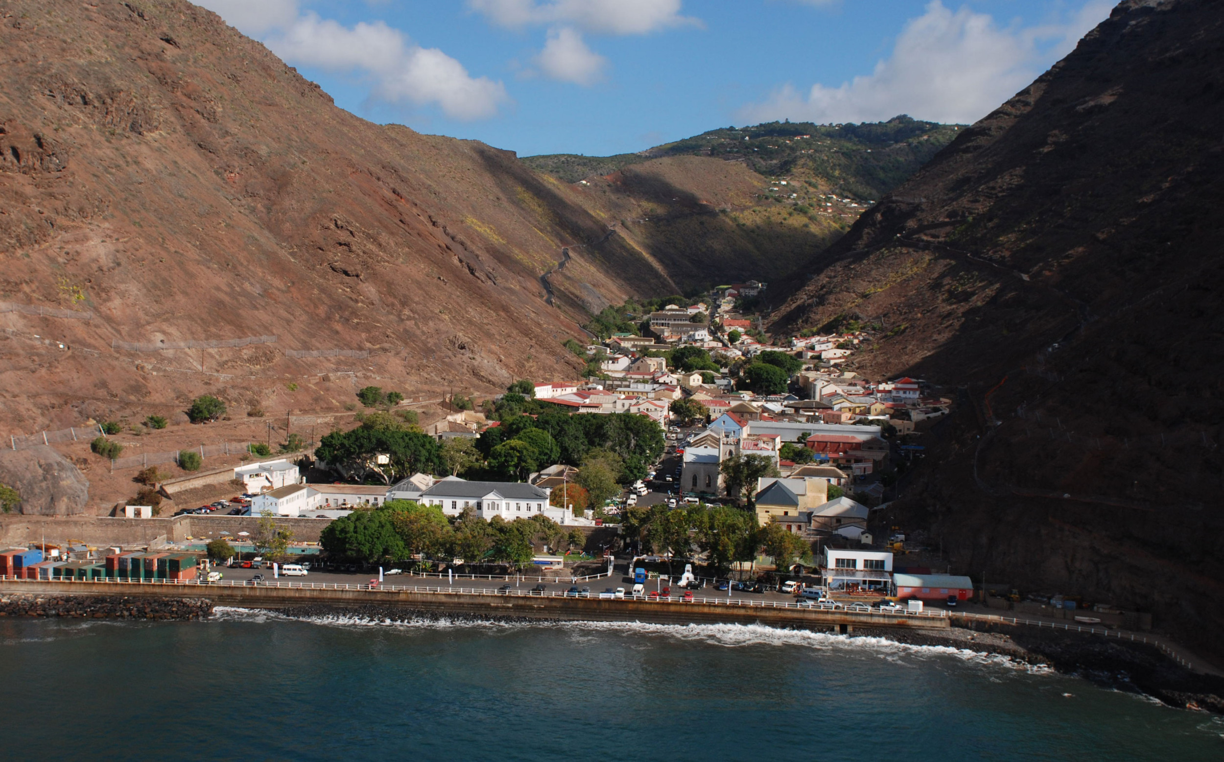 Jamestown from the sea