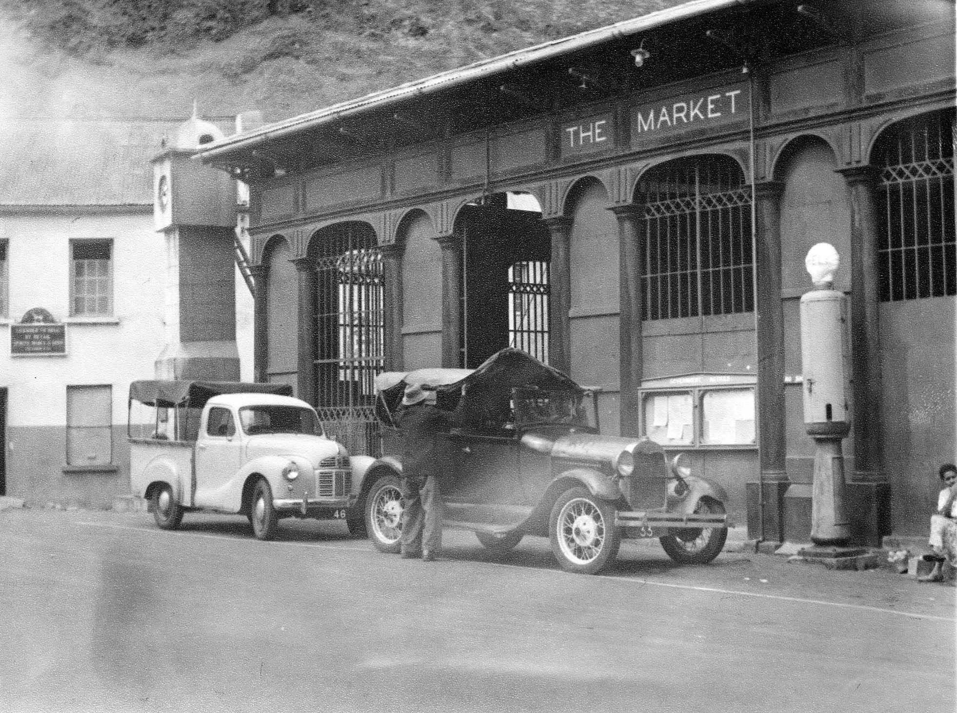 St Helena jamestown Market 1961 johnson