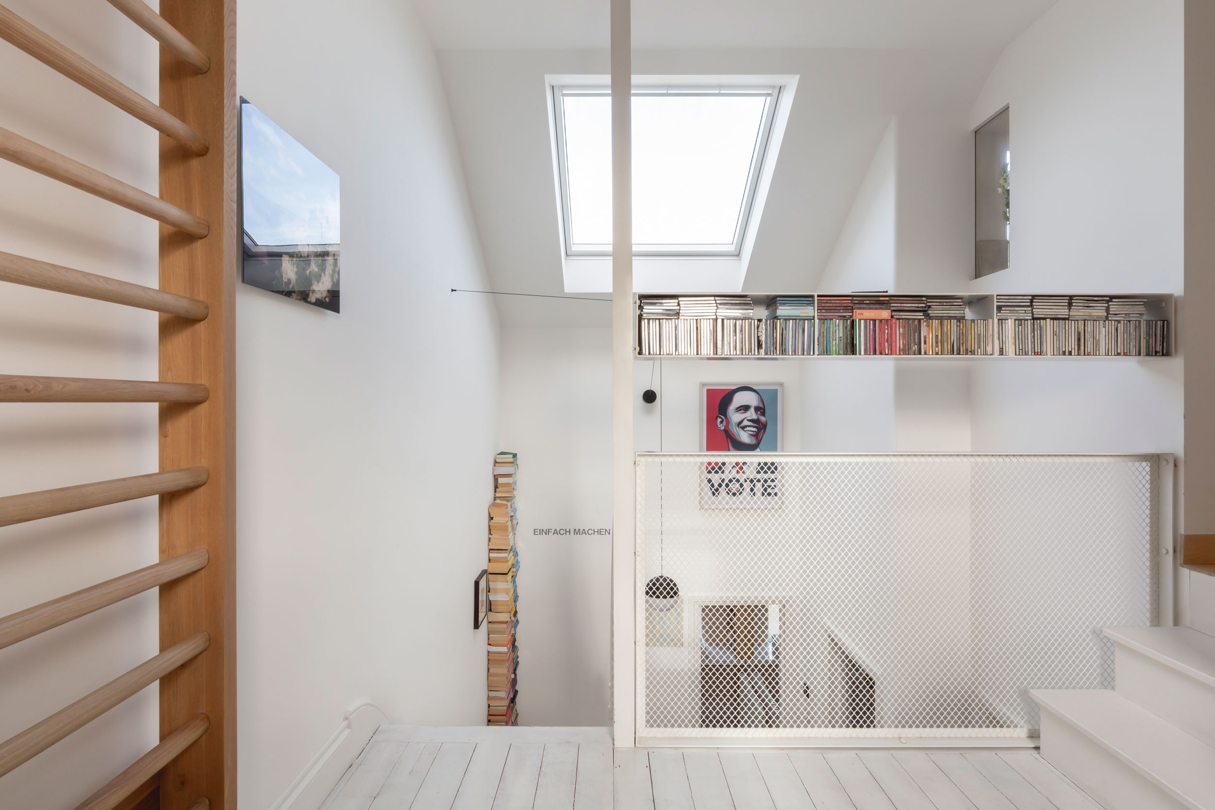 mwai Spencer Avenue ladder balustrade in books