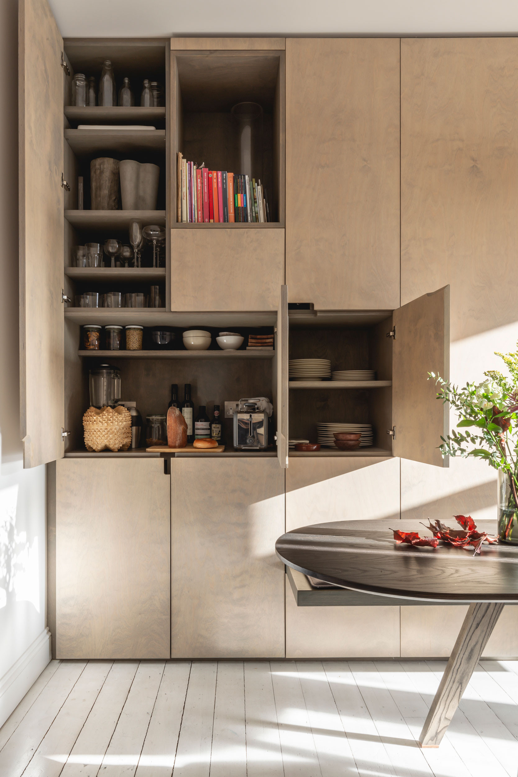 mwai Spencer Avenue plywood open cupboard upcycle